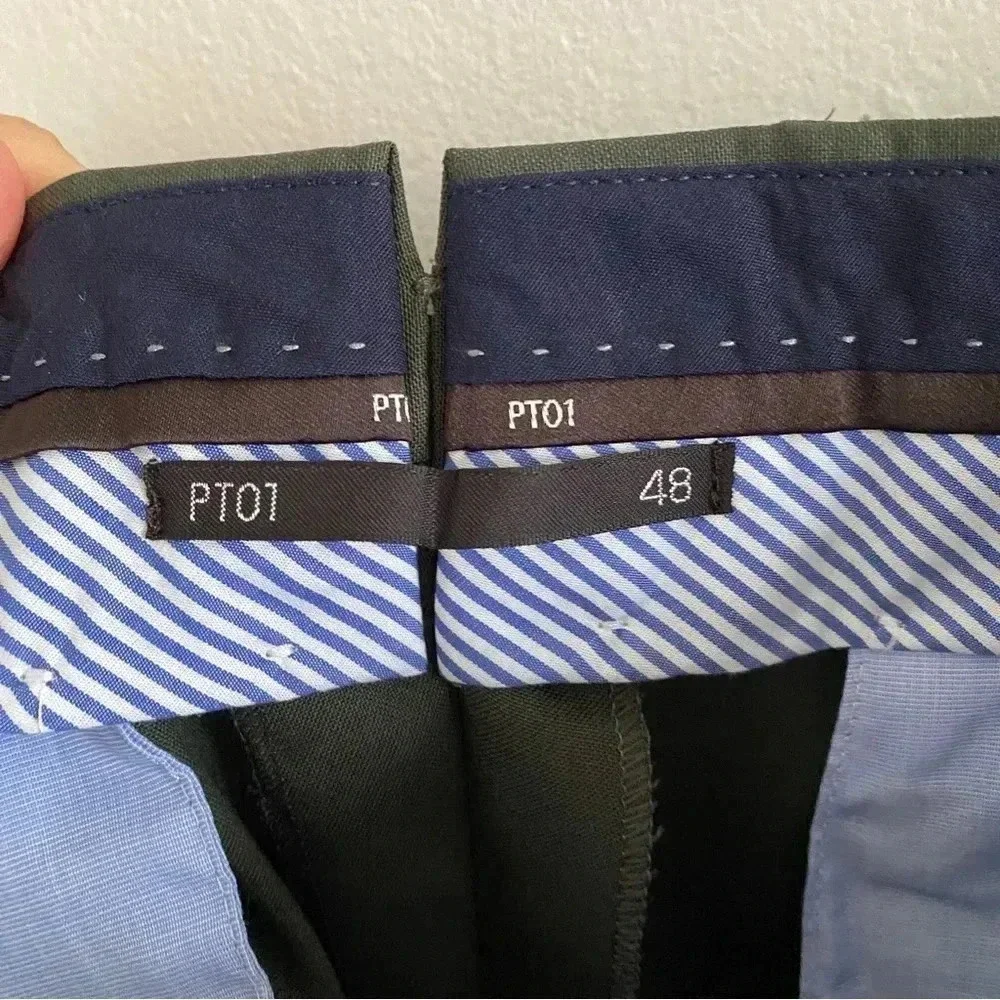 PT01 Slim Fit‎ Trousers Green Sz 48/Medium